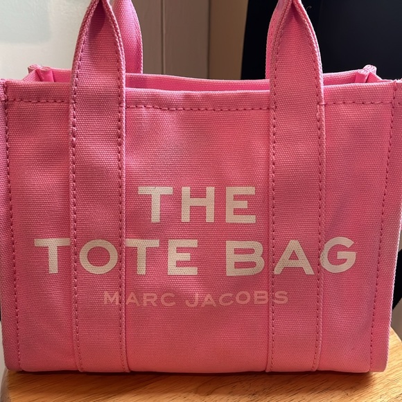 Marc Jacobs Small Pink Tote Bag ( canvas ) - Picture 10 of 12